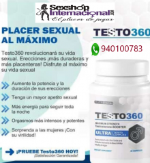 TESTO 360 ENERGIA PARA MAS DURACION SEXUAL- SEXSHOP 01-5335930